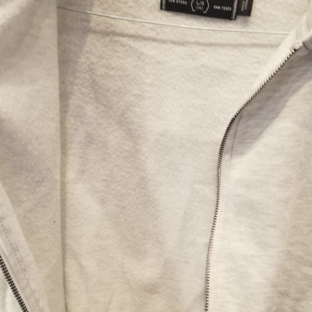 Urban Heritage Grey Zipper Hoodie Youth L 14 - Picture 8 of 10